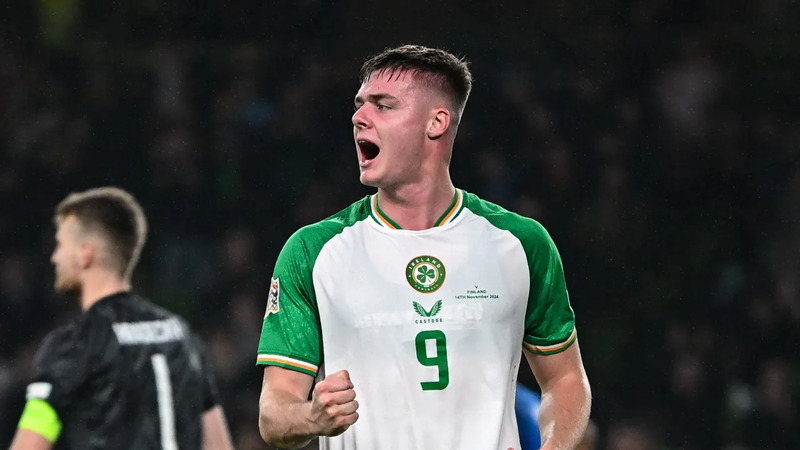 Evan Ferguson bắt đầu sự nghiệp quốc tế từ sớm